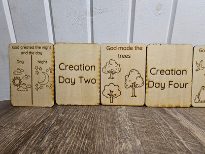 Days of Creation Flash Cards